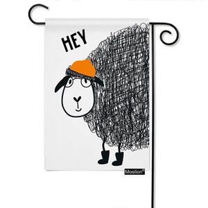 SKU-18-12.5 x 18 Inch Sheep Garden Flag